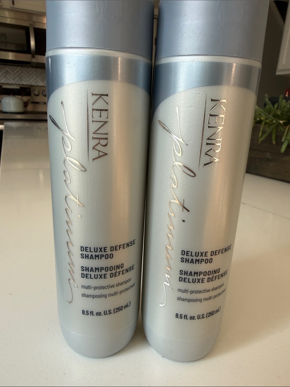 2 Kenra Platinum Deluxe Defense Shampoo -8.5 oz